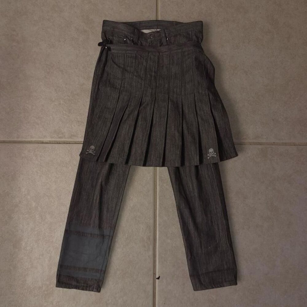(2012) Mastermind BLACK × Comme des Garçons Kilt Denim - L